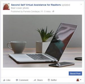 Facebook Cover for Second Self Virtual Assistance