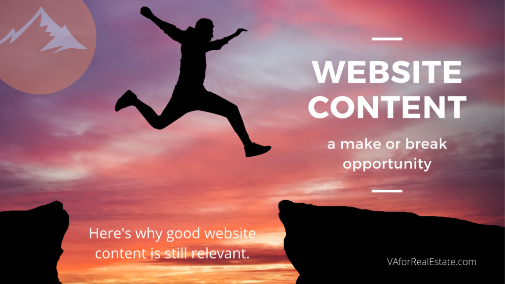 Website Content - A Make or Break Opportunity