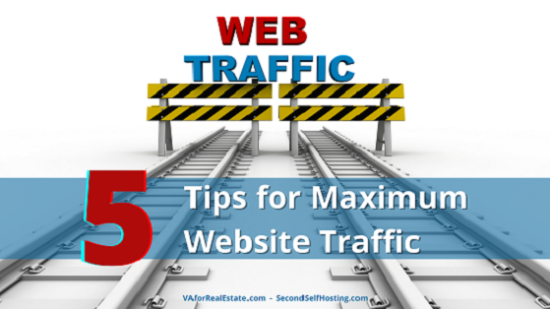 5 Tips for Maximum Website Traffic