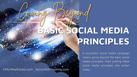 Going Beyond Basic Social Media Prinicples