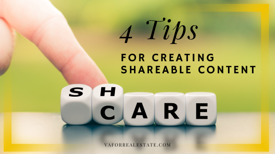 4 Tips for Creating Shareable Content