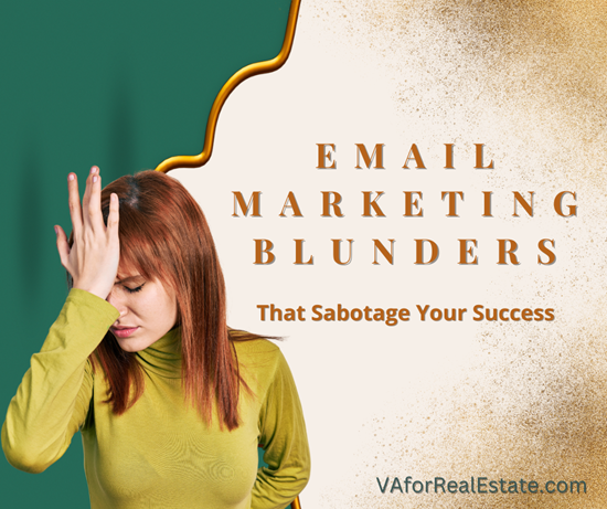 Email Marketing Blunders 